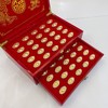 【限时克减150元】足金999 #婚庆 黄金万两金元宝五十枚装摆件礼盒婚庆礼盒陪嫁嫁妆订婚聘礼摆件礼盒(ATBJ00026)（预售产品下单后不退款不退货不换货不补差价） 商品缩略图3