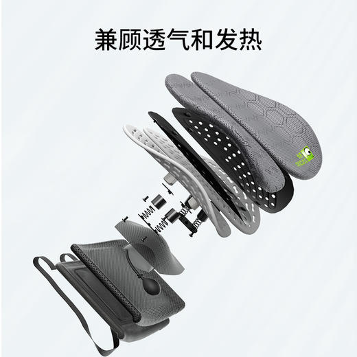 【电动加热款】米乔人体工学腰垫护腰靠垫办公室腰靠工位久坐神器座椅靠背垫腰托 商品图5