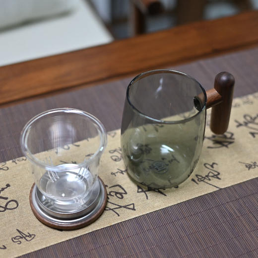 羽诗制造出品 知书达理套装笔记本高硼硅玻璃杯文创礼盒 商品图2