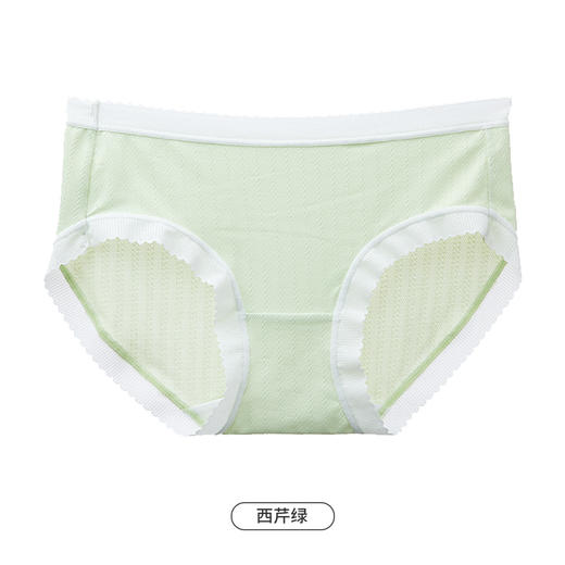 都市丽人健康木代尔系列纤柔绵内裤女锦提花女士内裤低腰平角内裤LK45B3 商品图6