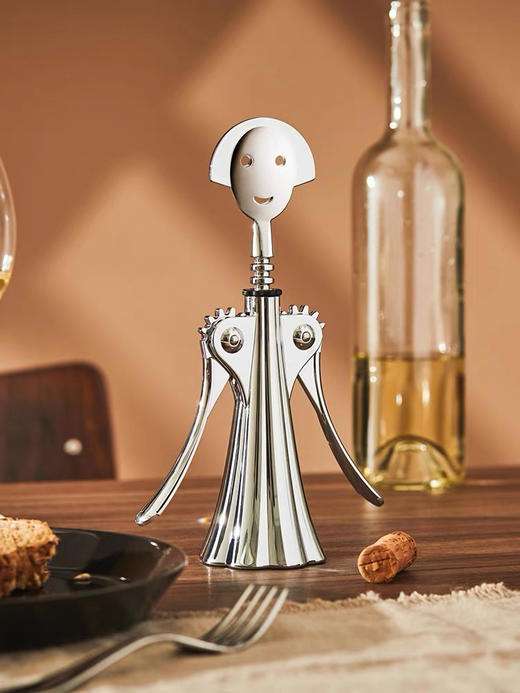 ALESSI/安娜红酒开瓶器多功能不锈钢啤酒启瓶送礼轻奢家用 商品图0