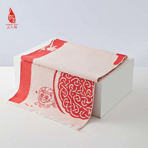 SAINTJOY/上久楷 丝毛围巾  丝毛长巾 桃韵添兽  CJS23058 商品图3