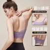 【漫画胸bra❗️新款U领运动内衣】运动女的福音❗️细吊带褶皱美背跑步健身防震包副乳固定文胸 商品缩略图2