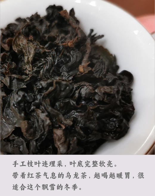 台湾 红水乌龙 100克 回归乌龙的老工艺 重发酵 熟果韵 商品图7