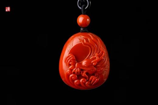 南红【龙】吊坠 配精美编织挂绳 商品图0