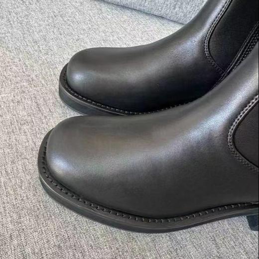 【à perles】修饰腿型！小牛皮侧拉链长筒靴【偏大半码，现货】 商品图3