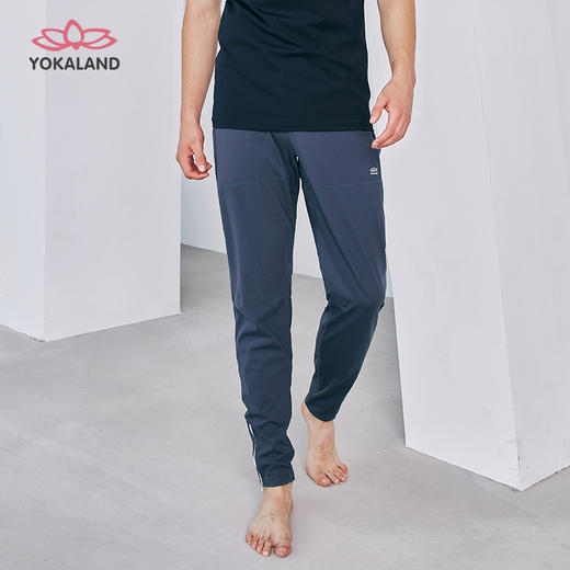 YOKALAND/优卡莲EPM057长裤修身跑步训练男士运动长裤小脚收口 商品图0