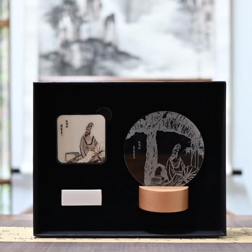 羽诗制造出品 光影成诗套装充电宝夜灯数据线盒文创礼盒 商品图4