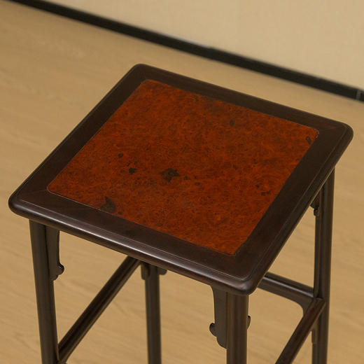 二十世纪 红木镶瘿木宋式香几 商品图2