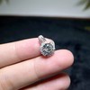 30056-S925莫桑钻2克拉吊坠赠链 商品缩略图0