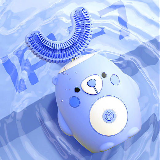 【可爱卡通造型，让宝宝爱上刷牙！】儿童电动牙刷卡通小黄鸭，声波充电式全自动儿童牙刷，专为2-12岁宝宝设计！ 商品图5