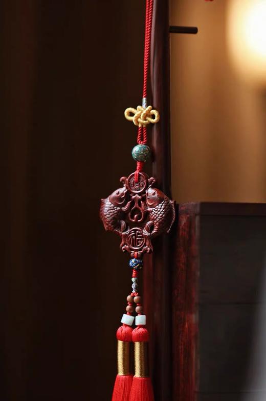 年年有余°紫檀挂件 商品图5