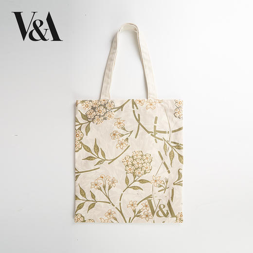 V&A博物馆威廉莫里斯系列 茉莉小清新帆布包购物袋 商品图0