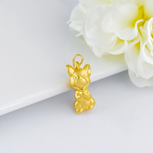 【限时7.5折】【定价黄金】足金 #儿童/宝宝 【精品】3D硬金鼠年生肖老鼠吊坠(V3DDZ00110)（预售产品下单后不退款不退货不换货不补差（预售产品下单后不退款不退货不换货不补差 商品图2