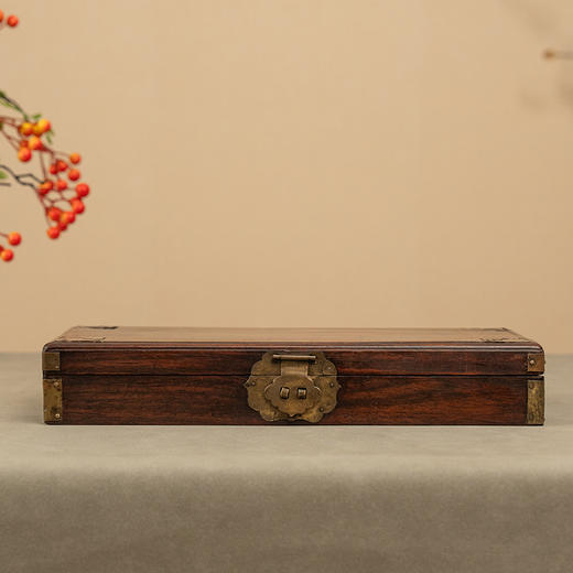 清 红木拜帖盒 商品图0