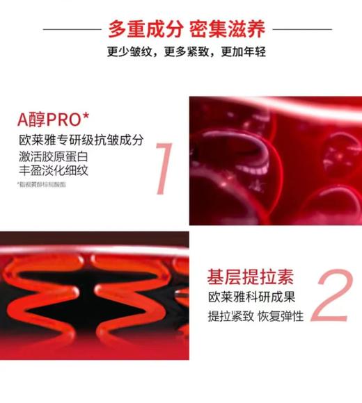 欧莱雅·水乳护肤品复颜视黄醇抗皱净肤提拉紧致滋润保湿 商品图3