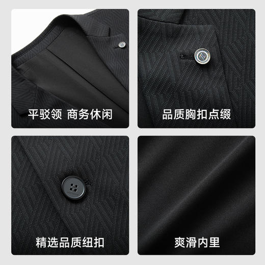 【新款DPS】大依优型大码休闲西服外套弹力加肥加大肥佬休闲商务上衣男士胖子正装西装 商品图3