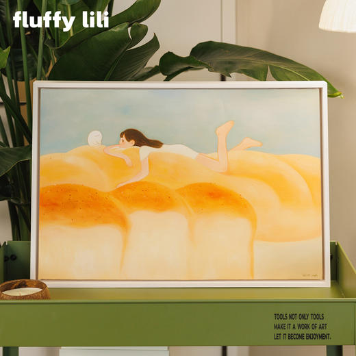儿力力 fluffy lili 《面包的幻想》限量199版复制版画【该商品不支持用券】| 【30天内发货】 商品图3