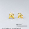 【限时克减150元】足金999 (足金999字印)5G黄金镂空蝴蝶结耳钉(5GES00367)（预售产品下单后不退款不退货不换货不补差（预售产品下单后不退款不退货不换货不补差 商品缩略图2