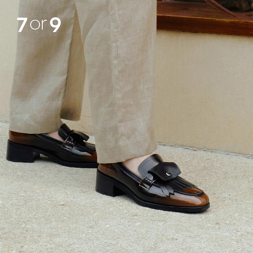 7or9-乐福专用暗扣流苏前扣（棕） 商品图1