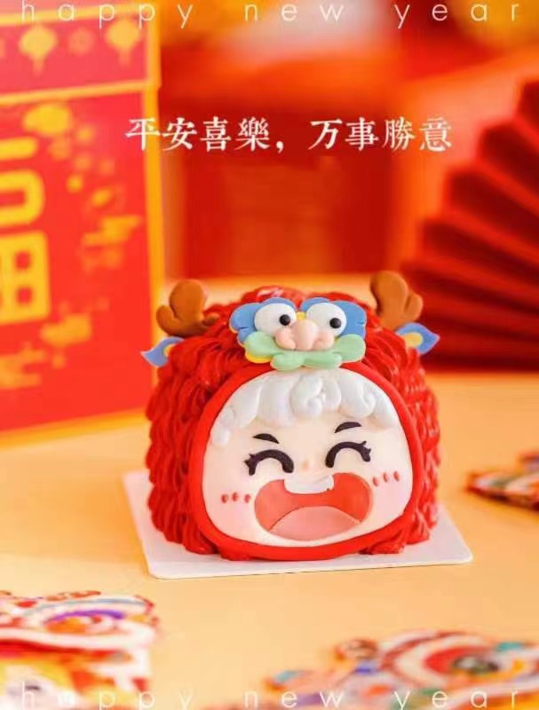 5寸 龙年娃娃脸