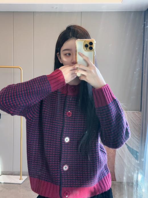 新紫红羊绒衫 商品图2