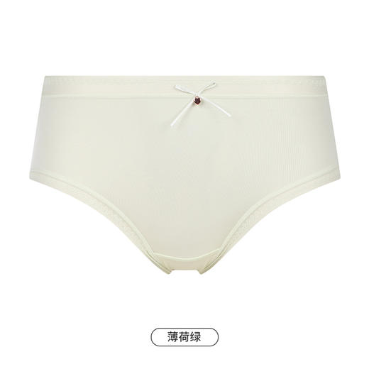 都市丽人基础系列薄透丝滑内裤女锦纶女士内裤速干中腰平角内裤LK45C2 商品图7