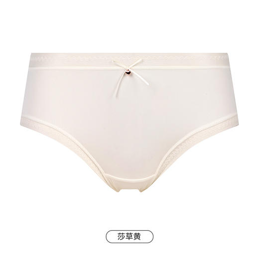 都市丽人基础系列薄透丝滑内裤女锦纶女士内裤速干中腰平角内裤LK45C2 商品图10