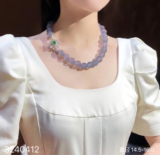 高冰紫罗兰珠链【3240412】具体价格微信咨询 商品图4