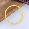 【限时克减150元】足金999.9 【油亮半空心】古法传承(面宽约3.7-3.9mm)古法光圈古法素圈固口古法手镯(GFSZW00022-07)（预售产品下单后不退款不退货不换货不补差价） 商品缩略图0