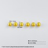 【限时7.5折】【定价黄金】足金 【无字印】3D硬金散珠转运珠6mm古法珠圆珠古法转运珠(V3DSC00237)预售产品下单后不退款不退货不换货不补差价 商品缩略图2