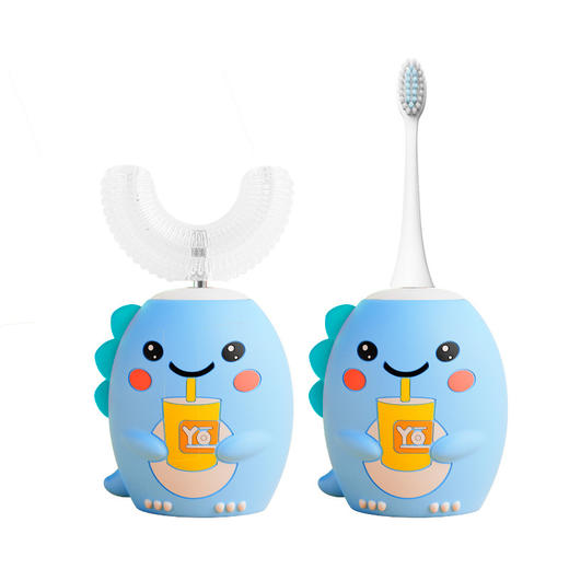 【可爱卡通造型，让宝宝爱上刷牙！】儿童电动牙刷卡通小黄鸭，声波充电式全自动儿童牙刷，专为2-12岁宝宝设计！ 商品图11