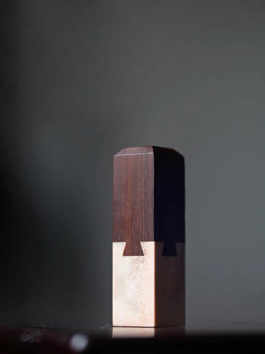 鹿角镶紫檀°印章 商品图0