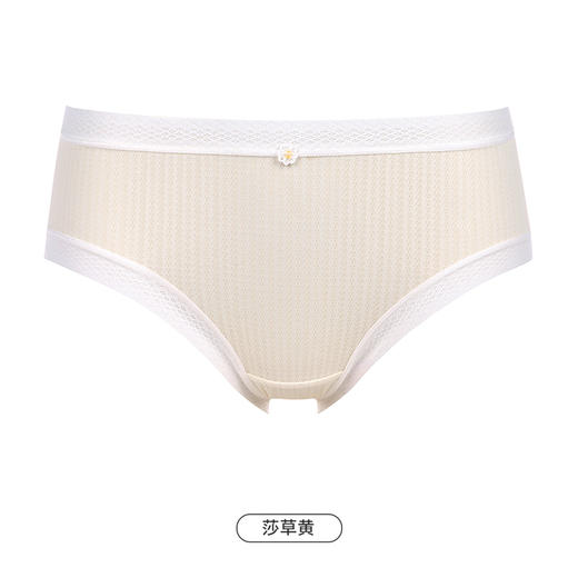 都市丽人健康木代尔系列纤柔绵内裤女锦提花女士内裤低腰平角内裤LK45E4 商品图9