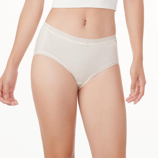 都市丽人健康系列舒肤棉内裤女纯棉女士内裤中腰平角内裤LK45A7 商品图1