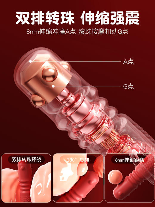 谜姬 花蕾吸恬器跳蛋强震伸缩舌恬 商品图4