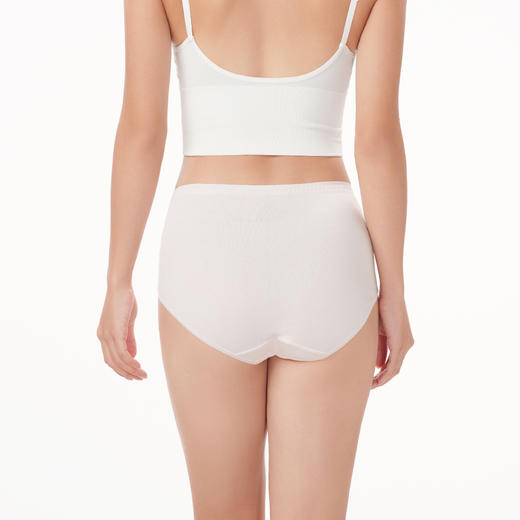 都市丽人基础系列宽版包覆内裤女棉质女士内裤中腰三角内裤LK42A2 商品图2