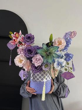 【春上新】青花瓷抱抱桶（直径18*高20.5cm）