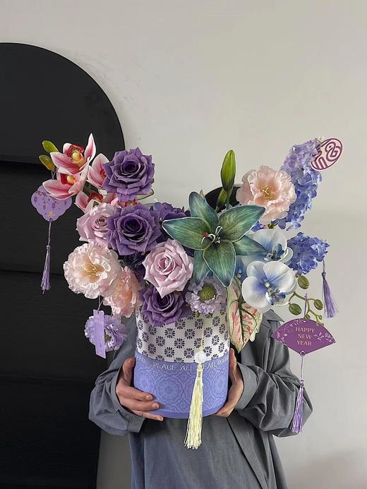 【春上新】青花瓷抱抱桶（直径18*高20.5cm） 商品图0