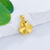 【限时7.5折】【定价黄金】足金999 5G黄金CNC影底吊坠鱼鳞LOVE三叶草吊坠(AG5GDZ00138)（预售产品下单后不退款不退货不换货不补差价）（预售产品下单后不退款不退货不换货不补差价） 商品缩略图1