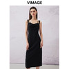 VIMAGE纬漫纪夏季新款显瘦洋气吊带连衣裙V2107709 商品缩略图2