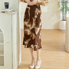 剩S 米思阳2026春季新款复古优雅印花半身裙高腰修身美拉德裙子女0366 商品缩略图3