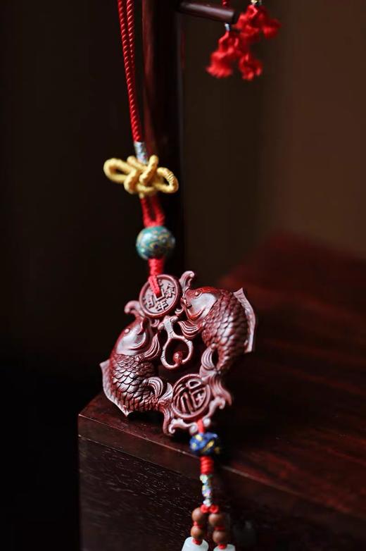 年年有余°紫檀挂件 商品图2