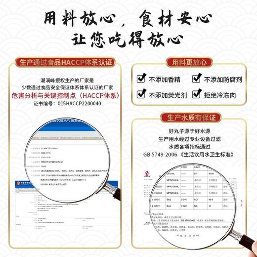 潮满峰 潮汕牛肉丸（2斤装，共4袋） 商品图6