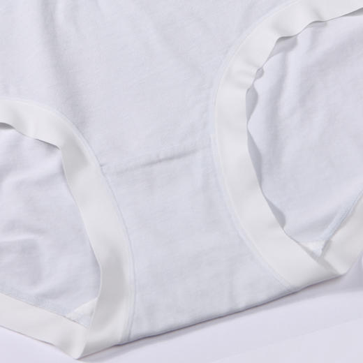 都市丽人基础系列宽版包覆内裤女超爽棉女士内裤中腰平角内裤LK45C4 商品图4