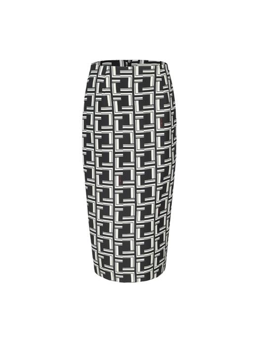 【回音】品牌定制字母印花铅笔半裙 商品图4