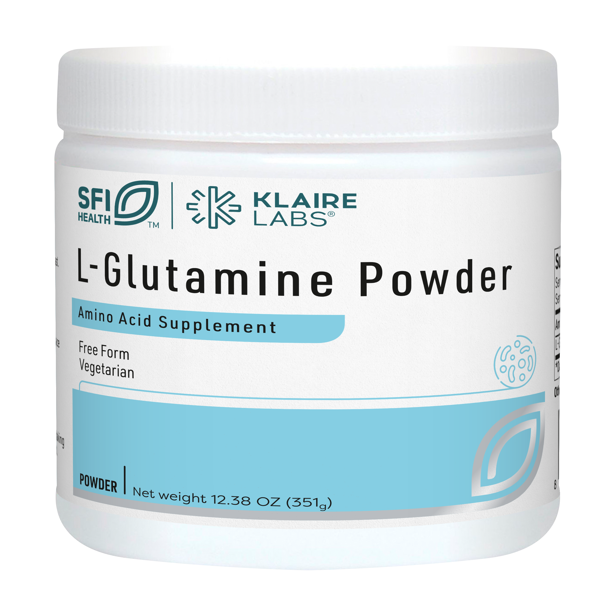 【香港直邮】海淘 SFIHealth klaire labs克莱尔实验室 L-Glutamine powder L-谷氨酰胺粉 351克/罐 26.1
