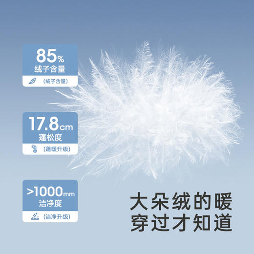 英氏童装加厚外出羽绒裤冬季防寒保暖羽绒长裤超韧绒 商品图3