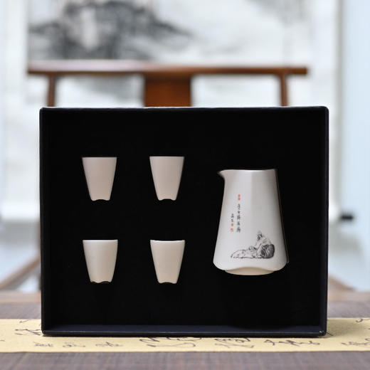 羽诗制造出品 太白问酒套装分酒器酒杯文创礼盒 商品图4