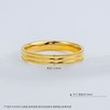 【限时克减150元】足金999.9 实心固口仿钻条纹戒指（面宽约2.6-3mm）(AIJZ00038)（预售产品下单后不退款不退货不换货不补差价（预售产品下单后不退款不退货不换货不补差价 商品缩略图3